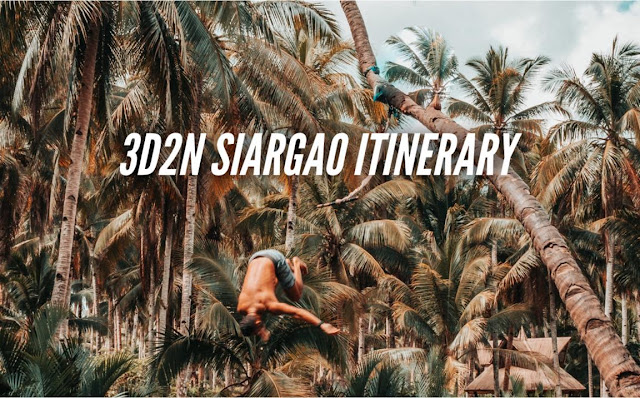 Siargao Itinerary detailed travel guide blog