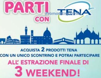 ''Parti con Tena'' e vinci weekend a tua scelta a Roma, Firenze o Venezia! Anticipazione. Logo ''Parti con Tena'' e vinci weekend a tua scelta a Roma, Firenze o Venezia! Anticipazione.