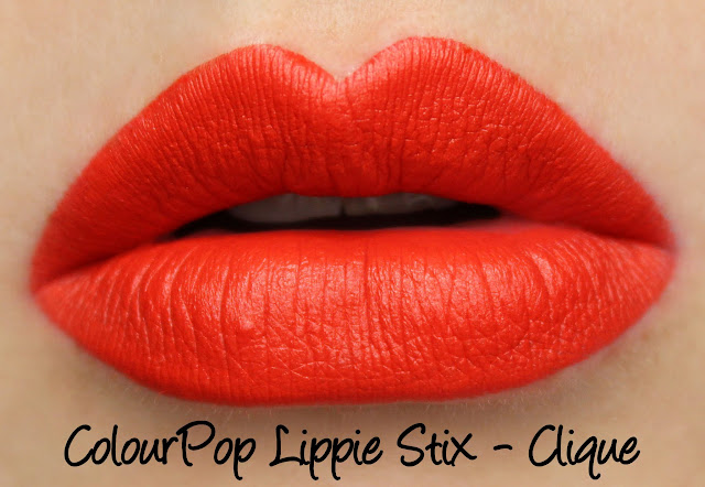 ColourPop Lippie Stix - Clique Swatches & Review