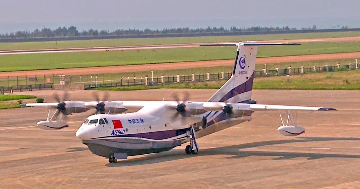Military and Commercial Technology AG600 Amphibious Aircraft first
