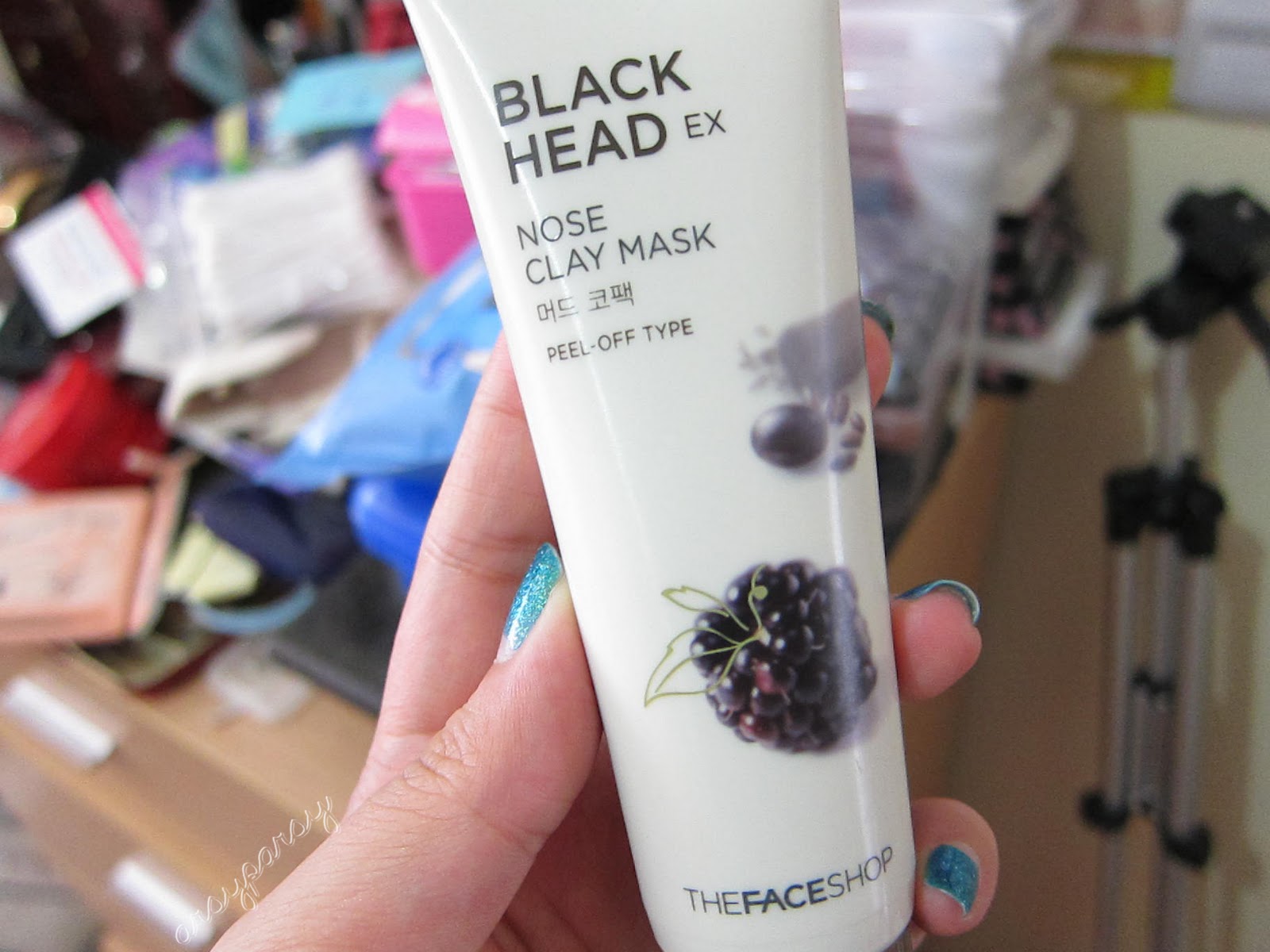 Review The Face Shop Black Head EX Nose Clay Mask