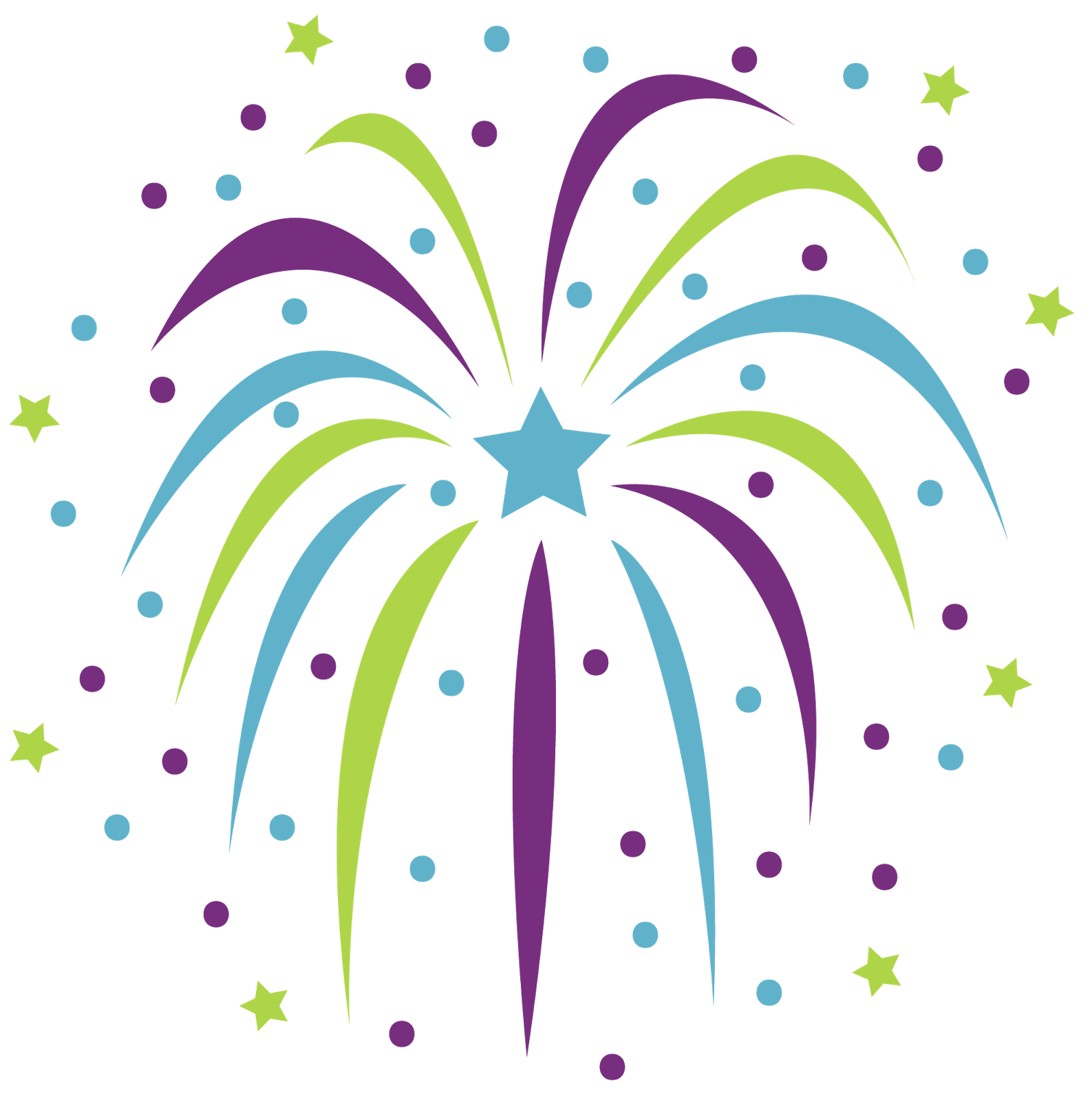 clipart new year fireworks - photo #29