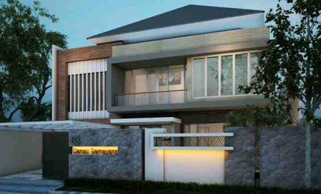 Contoh terbaru Model Rumah Minimalis 2 Lantai Tampak Depan MODERN Contoh terbaru Model Rumah Minimalis 2 Lantai Tampak Depan MODERN