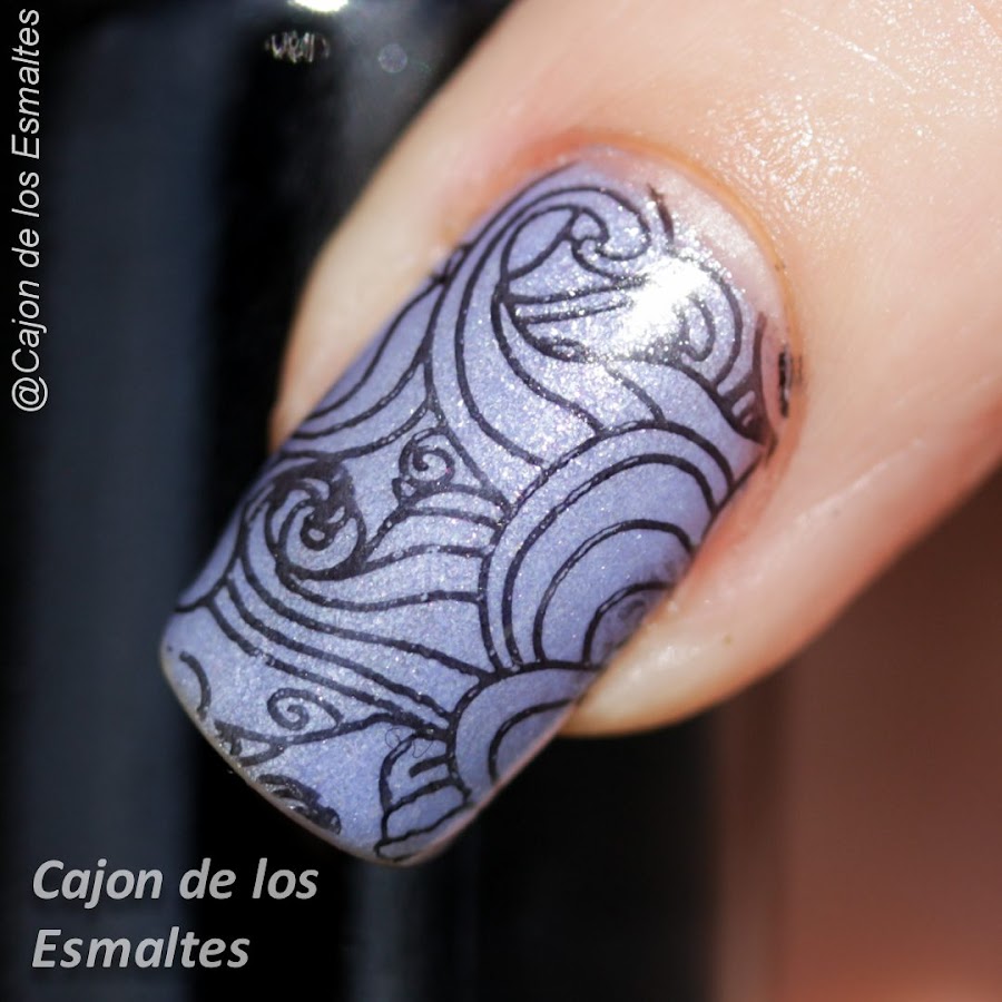 Esmalte de estmpar Negro: Darcy de Syl Lar