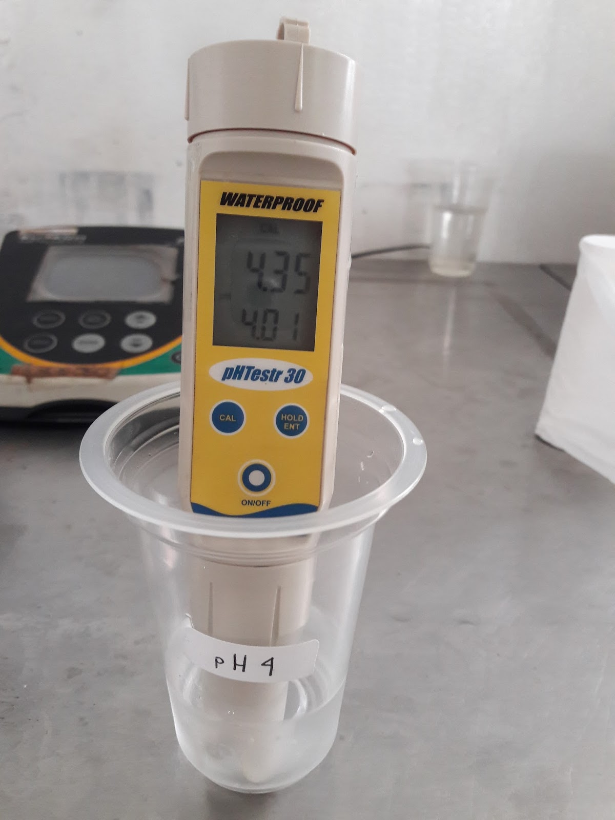 CARA KALIBRASI pH METER (EUTECH pHTestr 30 WATERPROOF) Daun Maple