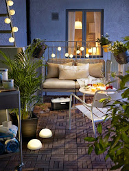 balcony scene outdoor tiny into apartment decor turning tips ass retreat lights patio lighting decoration outside balconies garden string night