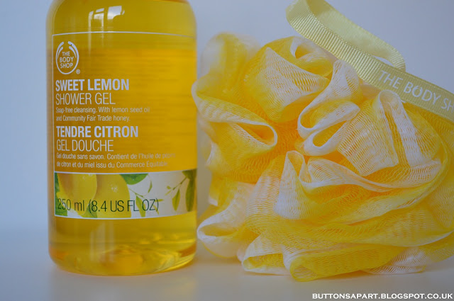 a picture of the body shop sweet lemon shower gel