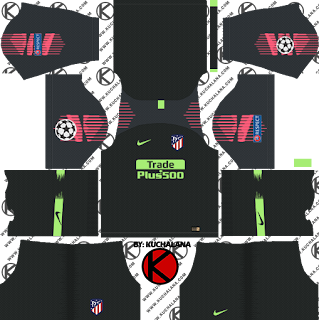 Atletico Madrid 2018/19 UCL Kit - Dream League Soccer Kits