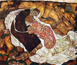 Resultat d'imatges de la mort i la donzella schiele
