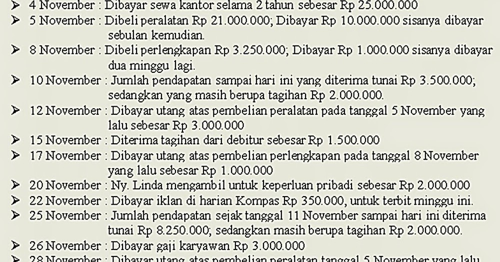 Contoh Soal Akun T Dalam Akuntansi