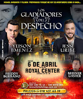 Concierto Los Gladiadores del Despecho Bogotá 2019