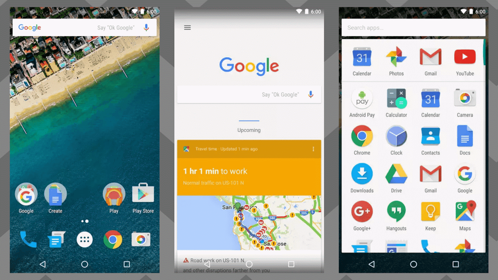 Google Now Launcher's Home Screen, Cards , App drawer android launchers,launchers android 2015,launchers android 2016,launchers android 2017,best android launchers 2016, best android launchers 2017, Android marshmaallow, nougat, nougat red, Apex launcher, asap launcher, Nova launcher, nova launcher prime, evie launcher, pixel launcher, google pixel launcher, M launcher, google now launcher, google now support, google now alternatives, android alternative launchers, Best android launchers 2017, minimilastic launcher