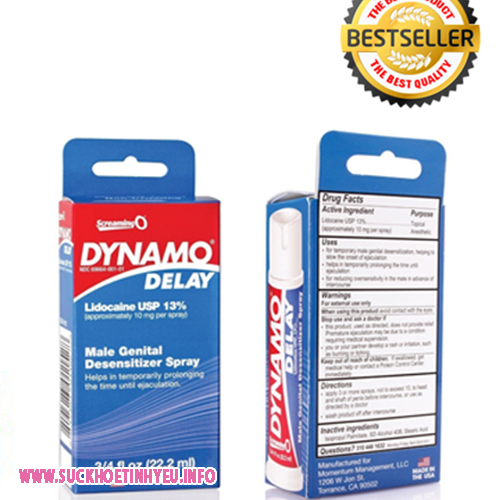 Thuốc Kéo Dài Thời Gian Quan Hệ Dạng Xịt Dynamo Delay USA