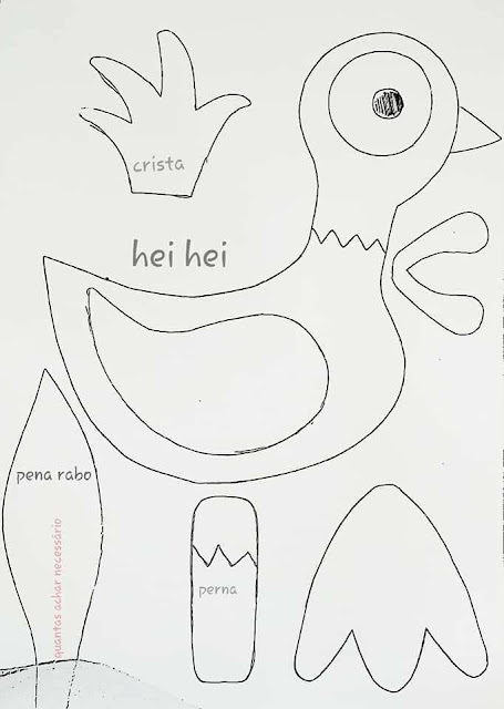 title="moldes moana em feltro" alt="moldes Pua e Hei Hei em Feltro"