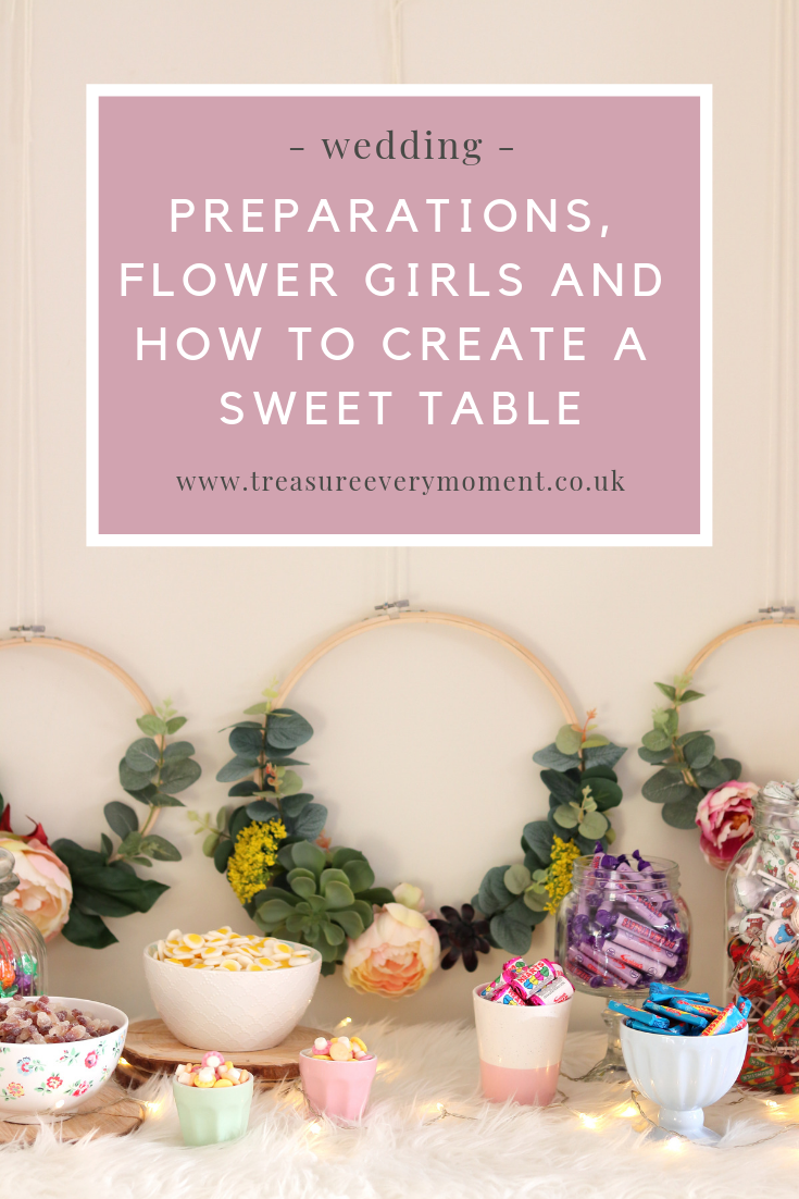 WEDDING: Preparations, Flower Girls and How to Create a Sweet Table
