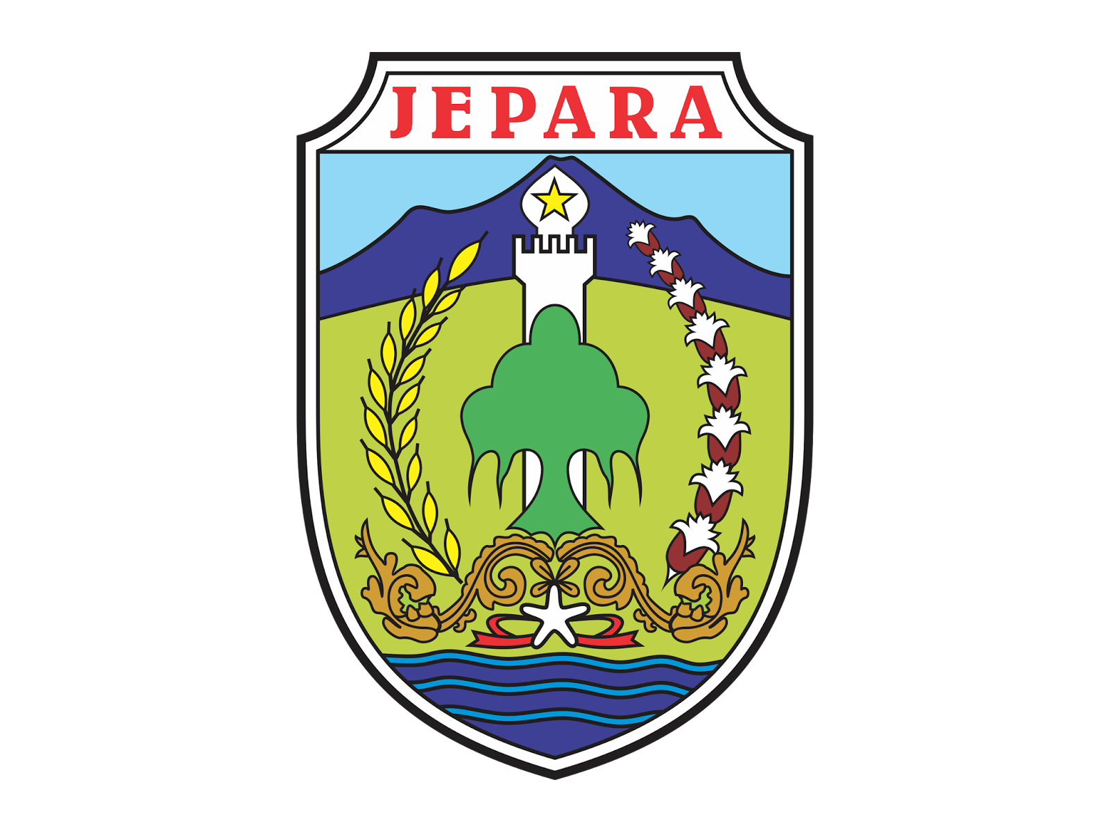 Logo Kabupaten Jepara Format Cdr And Png Gudril Logo Tempat Nya