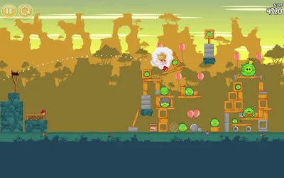 لعبة Angry Birds Classic مكركة، لعبة Angry Birds Classic مود فري شوبينغ 