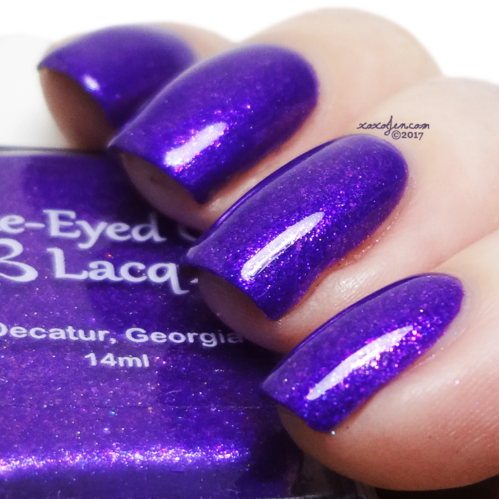 xoxoJen's swatch of Blue-Eyed Girl Lacquer End of the Rainbow