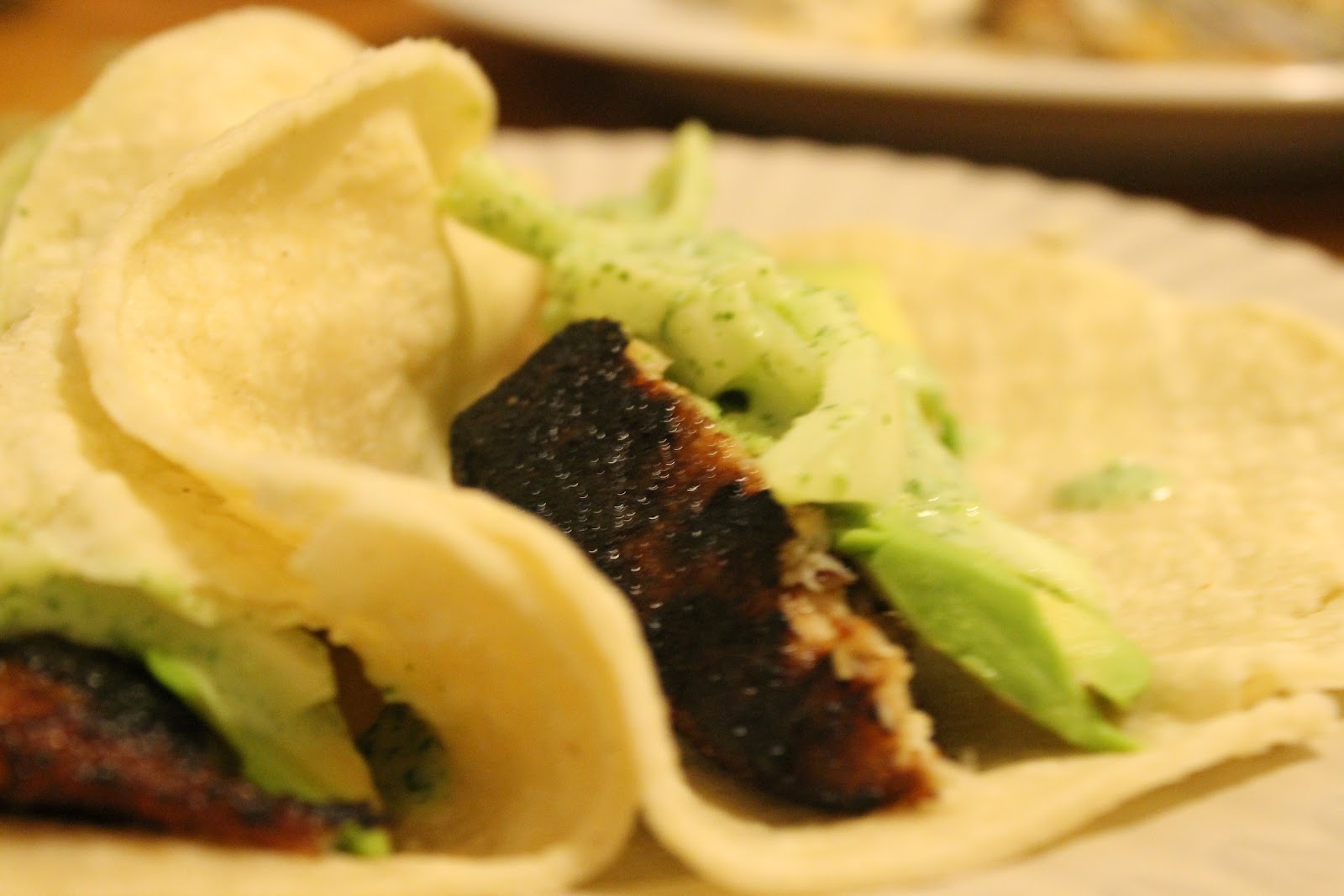 Tiny Girl Tiny Kitchen Blackened Tilapia Baja Fish Tacos