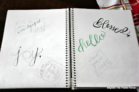 hand lettering, sketchbook, DIY, https://goo.gl/UQPOsP