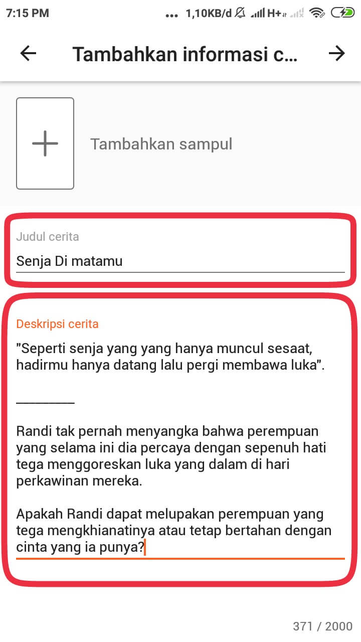 Cara Lengkap Membuat Cerita di Wattpad Melalui Hp Android