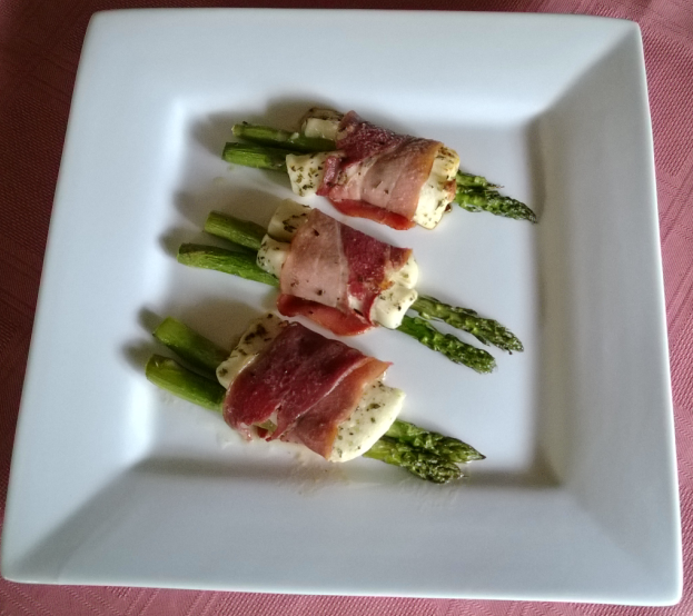 Paul Chippendale’s Recipes Haloumi & Asparagus Wrapped with Prosciutto