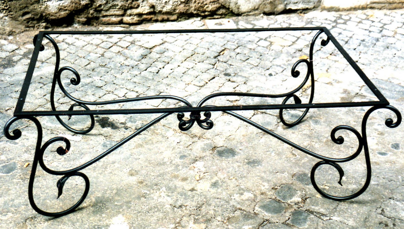 Scaffale Da Esterno Chiudibile In Ferro Battuto Bianco Con 3 Ripiani - Foto 6