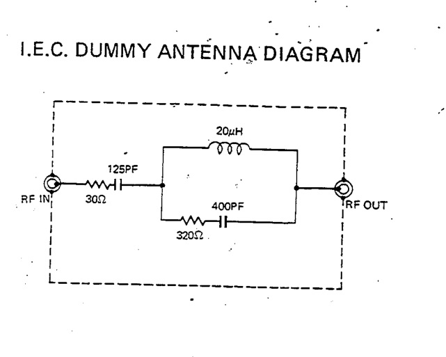 Radio Theory and design Dummy antenna