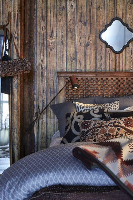 A log cabin with interior design inspired by Aspen