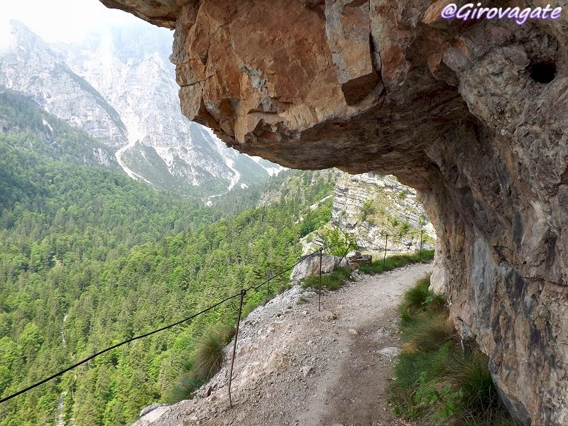 sentiero croz altissimo dolomiti brenta