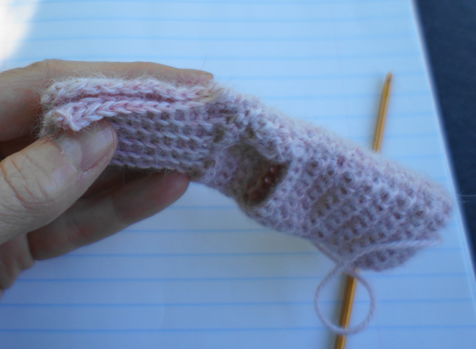 Ball Hank n' Skein: Newborn Baby Sock Crochet Pattern