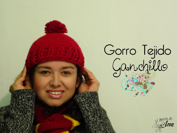 Gorro tejido con ganchillo