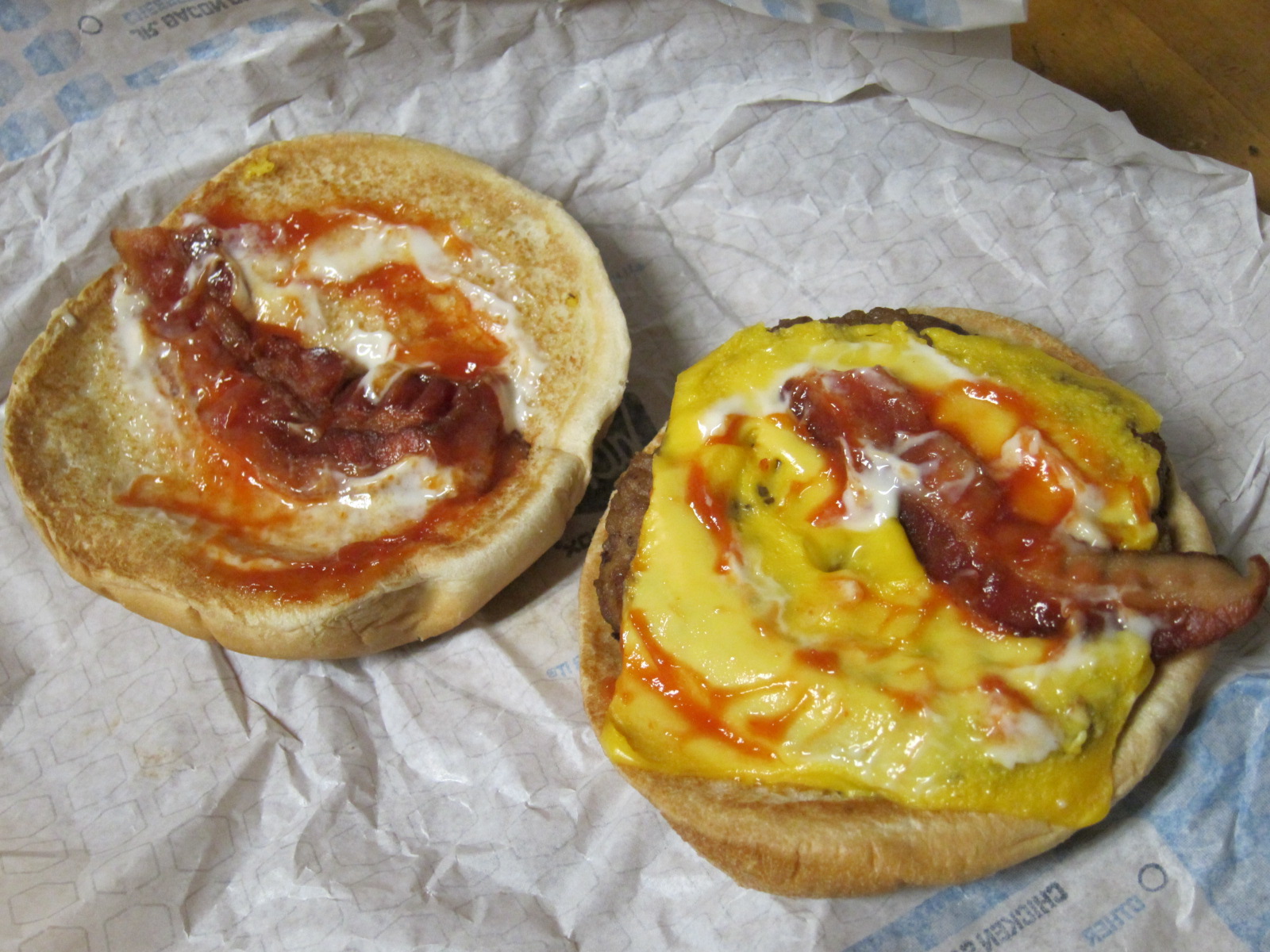 Review Jack in the Box Jr. Bacon Cheeseburger Brand Eating