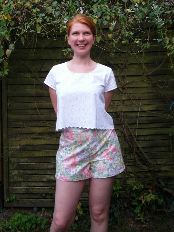 Here comes the Kat: It's done: Flowery Tap Shorts by Katy&Laney