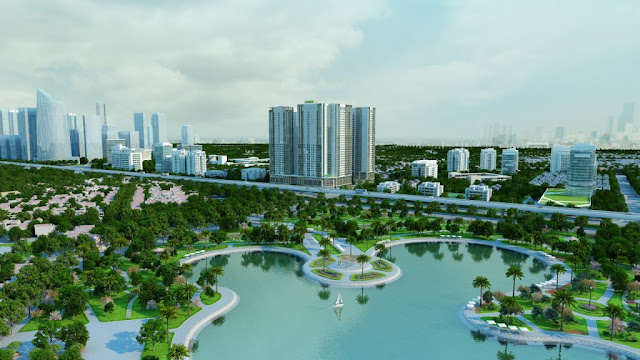 Vườn treo cây xanh tại Thạch Bàn Lakeside Vườn treo cây xanh tại Thạch Bàn Lakeside