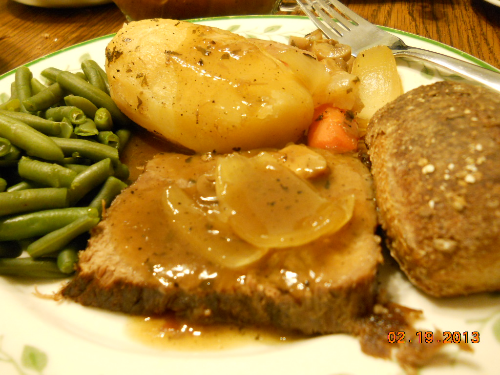 Recipes for Judys' Foodies Savory Pot Roast with Vegetables & Gravy