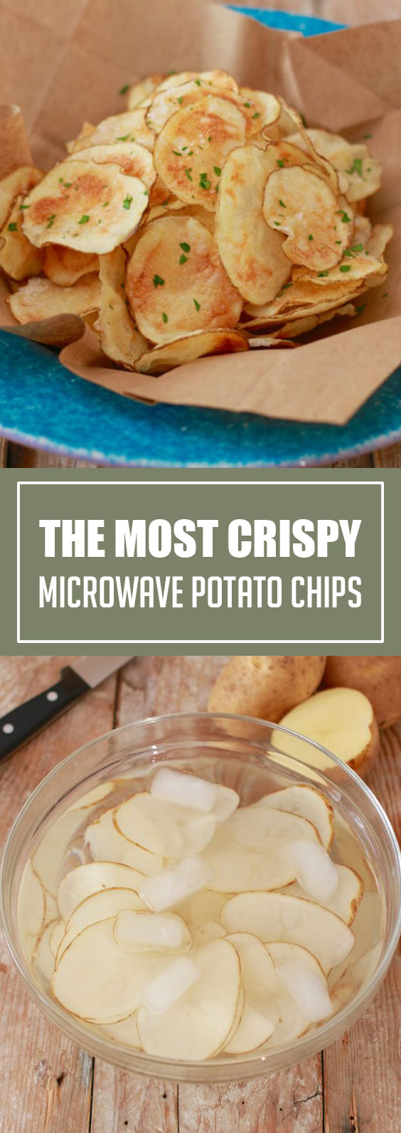 The Most Crispy Microwave Potato Chips snack potatochips FAMOUS RECIPES