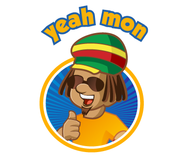 Reggae-emoji Jamaican patois stickers