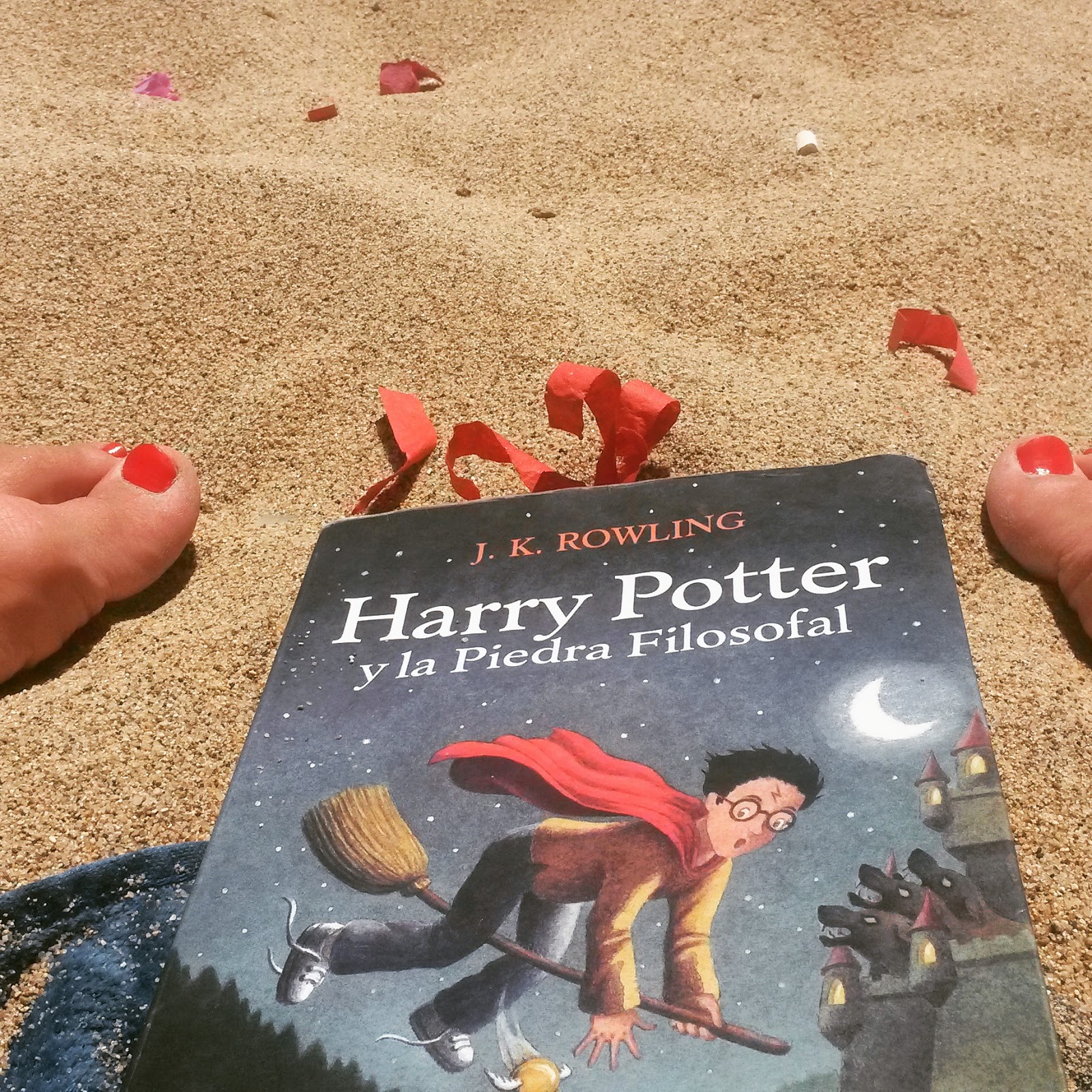 harry potter in spiaggia