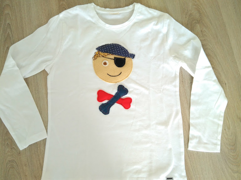 camiseta niño pirata