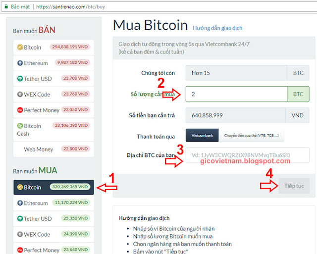 hướng dẫn mua Bitcoin trên santienao hướng dẫn mua Bitcoin trên santienao
