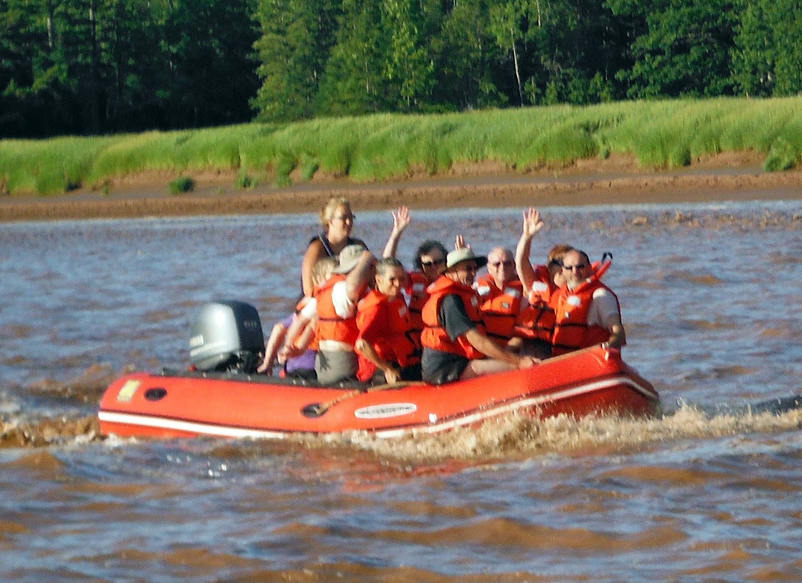 Canada Summer 2012 Tidal Bore Raft Trip
