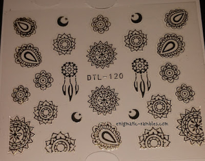Review Born Pretty Store BPS Metal Nails Stickers 3D Nail Decals Roses #DTL120 Review-Born-Pretty-Store-BPS-Metal-Nails-Stickers-3D-Nail-Decals-Roses-#DTL120