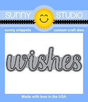 Sunny Studio Stamps Heartfelt Wishes Word Die