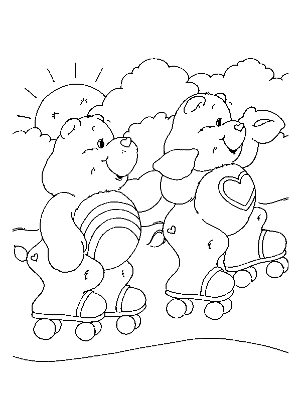 pintar colorir desenhos Ursinhos carinhosos pintar desenhos Ursinhos carinhosos