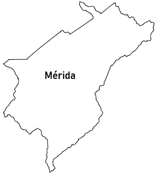 Blog Da Educacao Mapa Del Estado Merida Venezuela Para Colorear