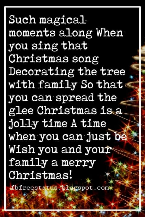 Christmas Messages For Family and Friends