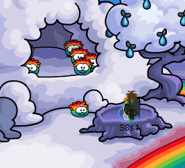 S8s1 Club Penguin Cheats: Quest 4: Relax with your Puffle + Rainbow Puffle