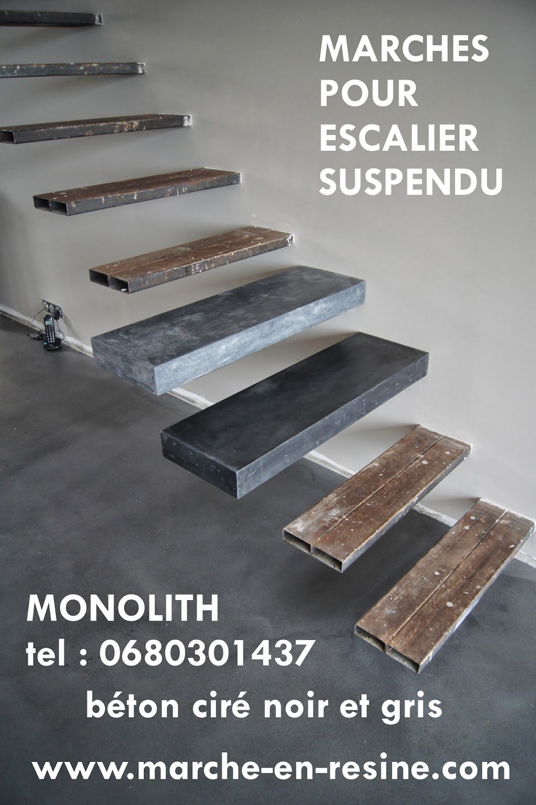 escalier suspendu marche caisson pour escalier suspendu