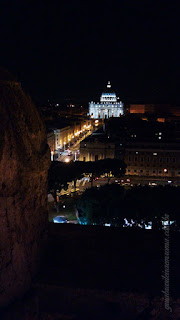 castel sant angelo guia brasilelira roma - Castel Sant'Angelo de noite